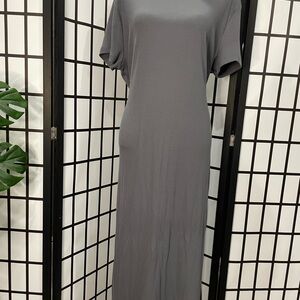 Time and Tru Charcoal Maxi Dress